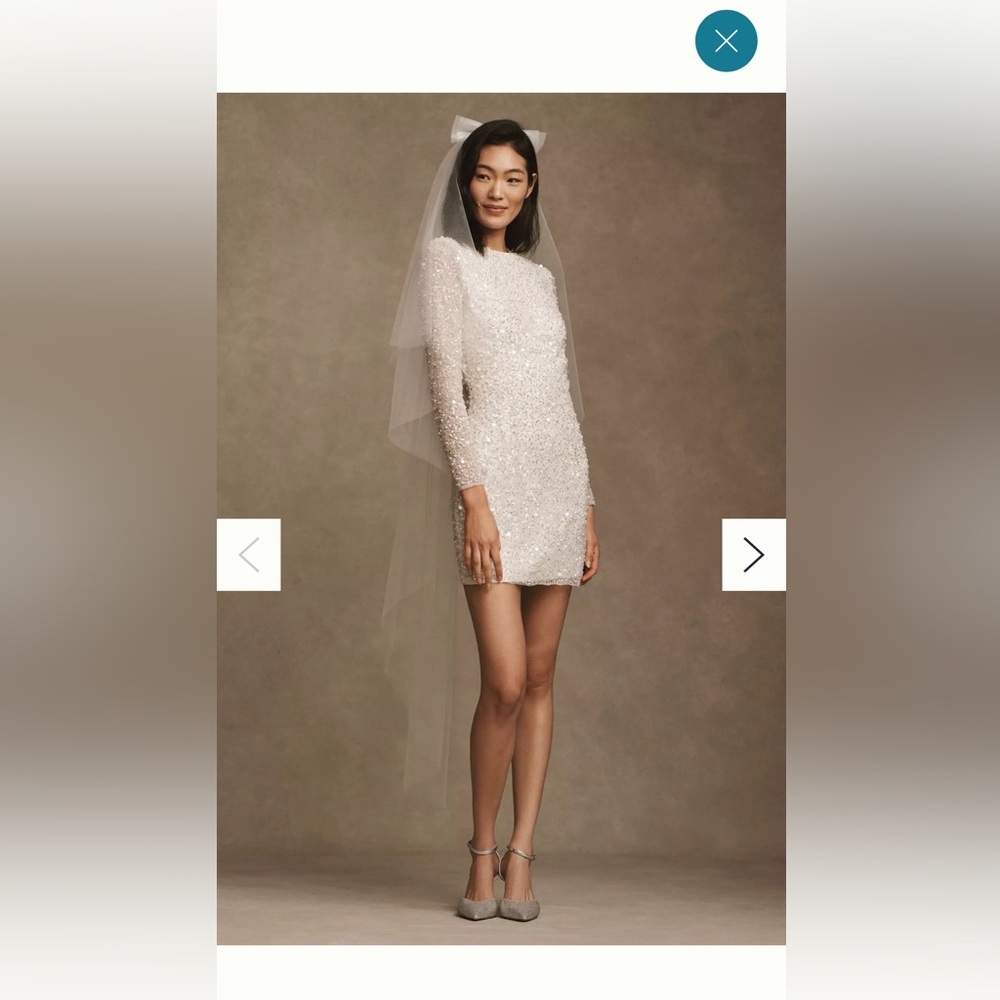 BHLDN White Mini Dress